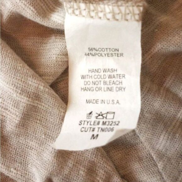 Umgee Gray Tan Reverse Hemline Tunic - Picture 7 of 7